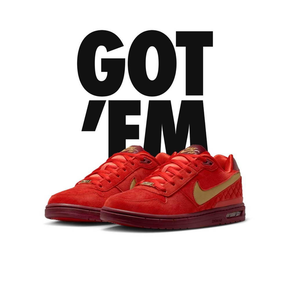 Nike Men's Dunk low P-Rod all-star edition size 14 in Habanero/Gold